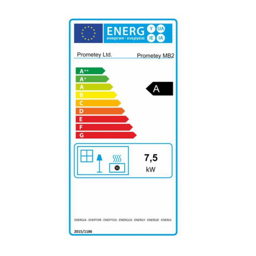 Kályha Prometey “Metal top 2”, 7.5kW | Fatüzelésű kályha | Kályha |