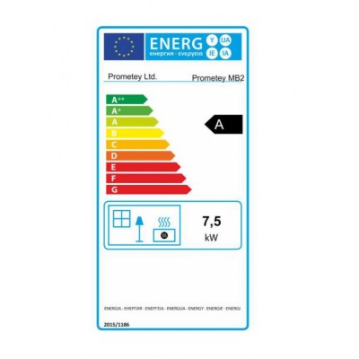 Kályha Prometey “Metal top 2”, 7.5kW - Kályha