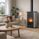 Vízteres kandallókályha Velmora Fire ATS HYDRO szürke, 33kW | Vízteres kandallókályha | Kályha |
