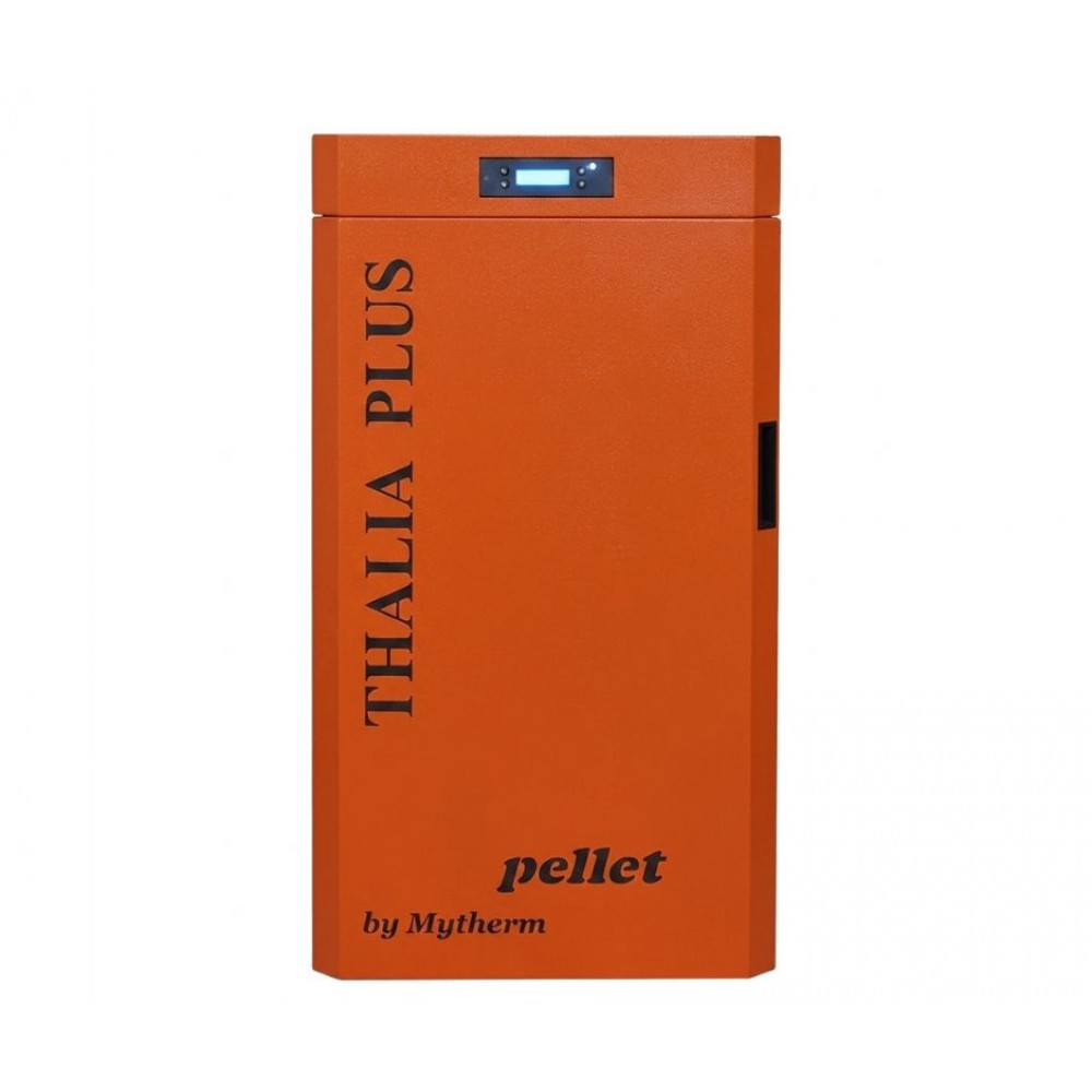 Pellet kazán Mytherm Thalia Plus 18 narancs, 18kW | Vízteres pellet kandalló | Pellet kandalló |