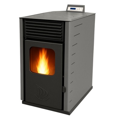 Pellet kandalló Mytherm Angela TA 20 szürke, 20kW Pellet kandalló Mytherm Angela TA 20 szürke, 20kW - Mytherm