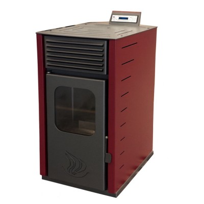 Pellet kandalló Mytherm Angela TA 30 piros, 30kW Pellet kandalló Mytherm Angela TA 30 piros, 30kW - Mytherm