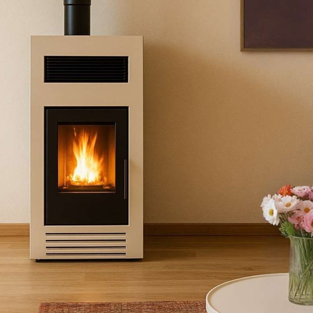 Pellet kandalló Mytherm Angela TA 14 PRO bézs, 14kW | Pellet kandalló |  |