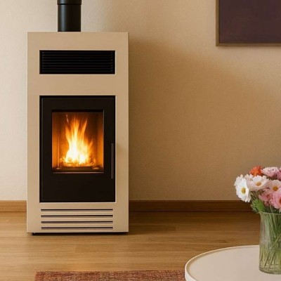 Pellet kandalló Mytherm Angela TA 14 PRO bézs, 14kW - Pellet kandalló