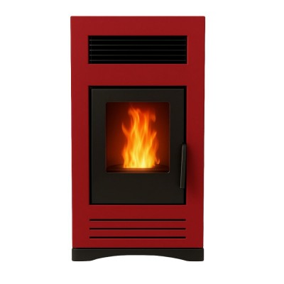 Pellet kandalló Mytherm Angela TA 12 PRO piros, 12kW Pellet kandalló Mytherm Angela TA 12 PRO piros, 12kW - Mytherm