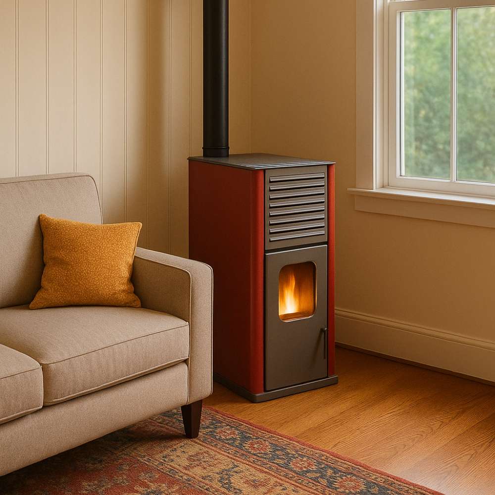 Vízteres pellet kandalló Mytherm IOLI TS 45 piros, 48.5kW | Vízteres pellet kandalló Vízteres pellet kandalló Mytherm IOLI TS 45 piros, 48.5kW | Vízteres pellet kandalló | Pellet kandalló |