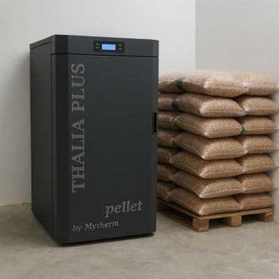 Pellet kazán Mytherm Thalia Plus 20 fekete, 20kW - Termék összehasonlítása