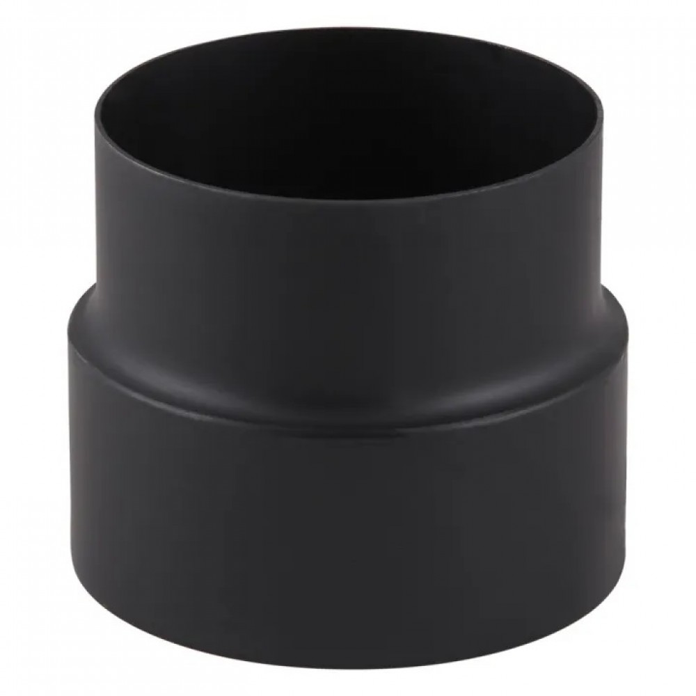 Adapter égéstermék-elvezető csőhöz PARKANEX, Acél, Fekete, Ø120-130, Vastagság 2mm | Kályhacsövek | Kémények |