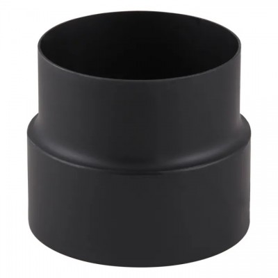 Adapter égéstermék-elvezető csőhöz PARKANEX, Acél, Fekete, Ø120-130, Vastagság 2mm - Kémények