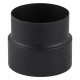 Adapter égéstermék-elvezető csőhöz PARKANEX, Acél, Fekete, Ø120-130, Vastagság 2mm | Kályhacsövek | Kémények |