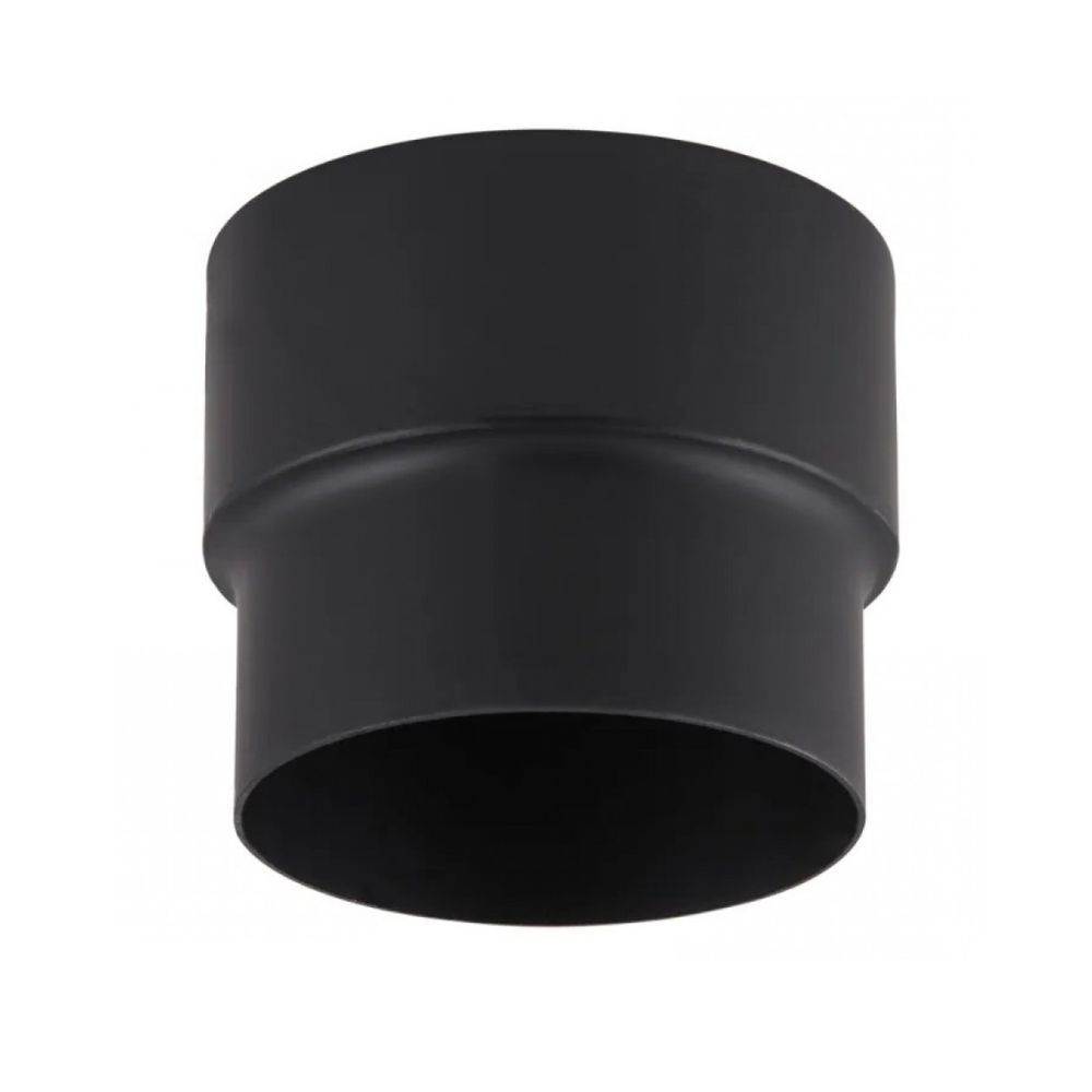 Adapter égéstermék-elvezető csőhöz PARKANEX, Acél, Fekete, Ø120-130, Vastagság 2mm | Kályhacsövek | Kémények |