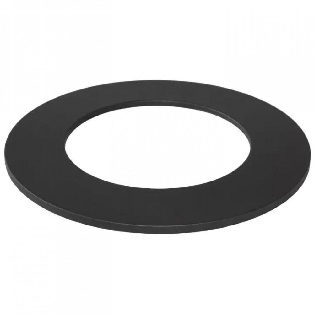 Füstcső rozetta PARKANEX, Acél, Fekete, 50mm, Ø150, Vastagság 2mm | Kályhacsövek | Kémények |