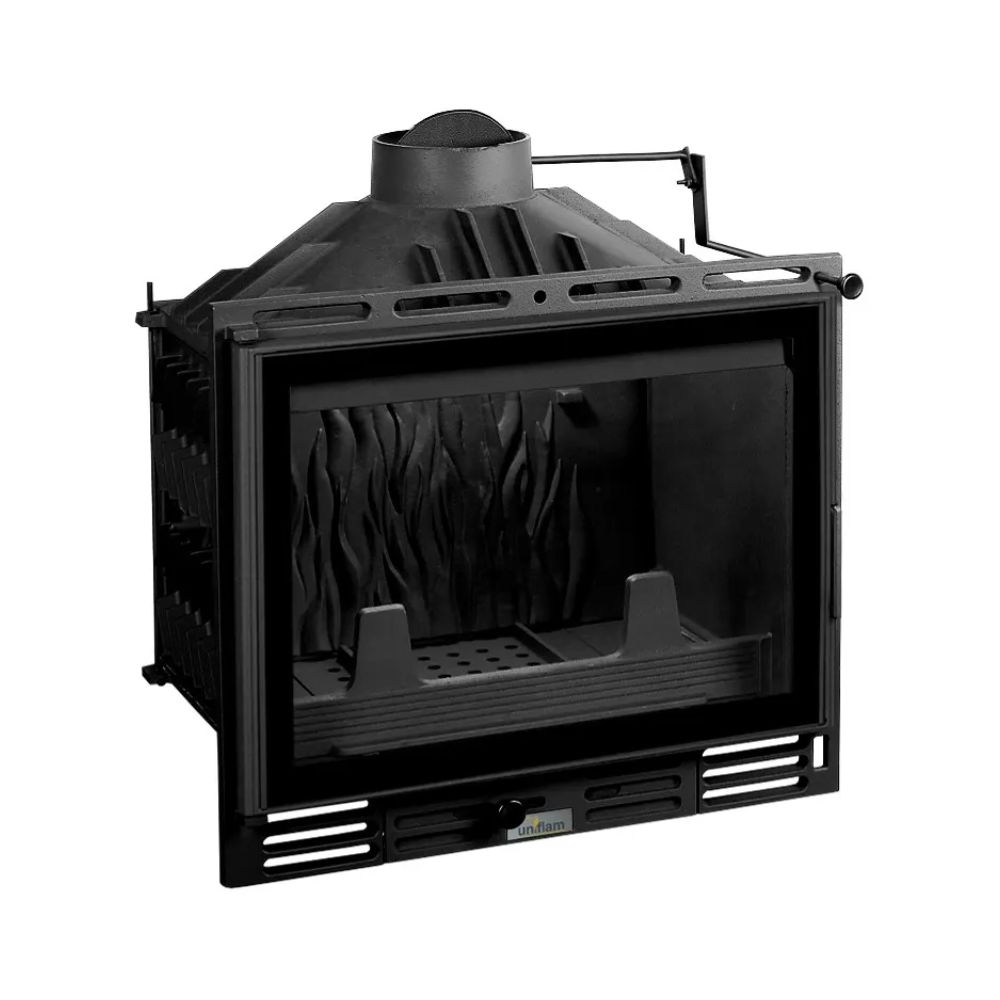 Kandalló UNIFLAM 600 PLUS ECO fojtószeleppel és légellátással, 8 kW | Öntöttvas kandallók | Kandalló |