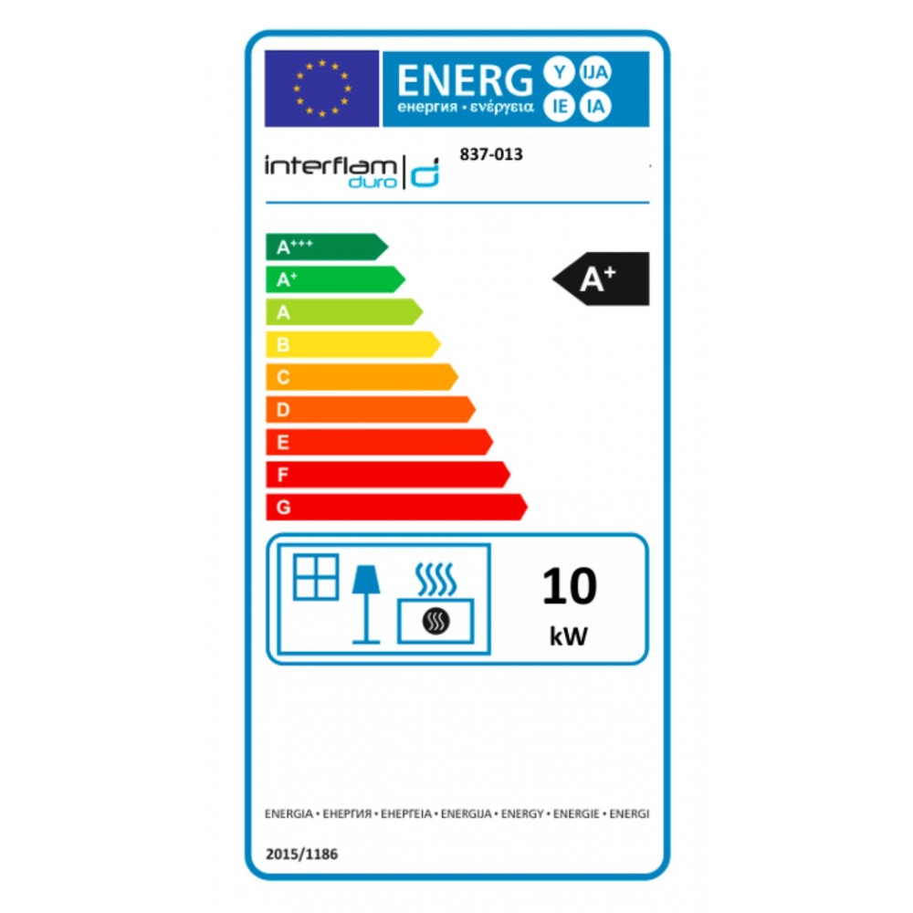 Kandalló UNIFLAM 660 DURO légcsatornákkal és levegőellátással, jobb oldali, 10,25 kW | Modern kandalló | Kandalló |