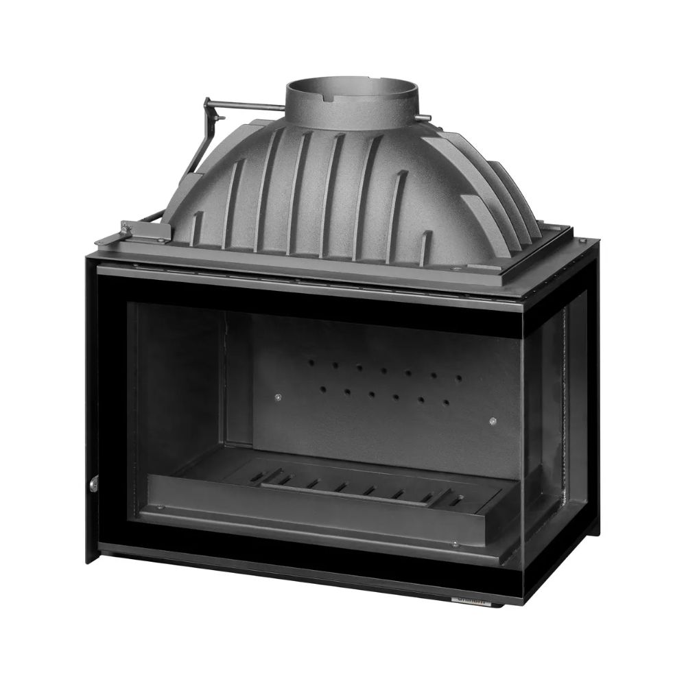 Kandalló UNIFLAM 700 PLUS ECO fojtószeleppel, jobb oldali, 9 kW | Öntöttvas kandallók | Kandalló |