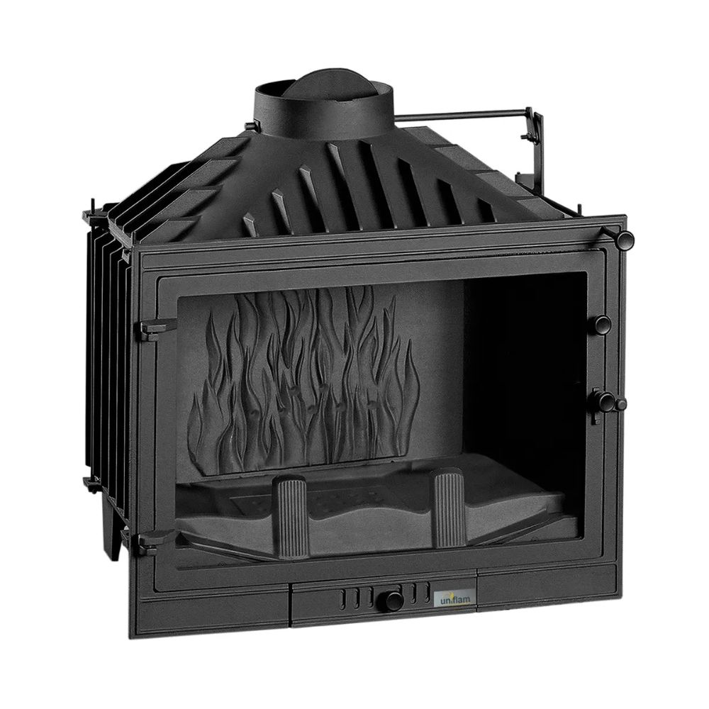 Kandalló UNIFLAM 700 STANDARD ECO fojtószeleppel és légellátással, 10 kW | Öntöttvas kandallók | Kandalló |
