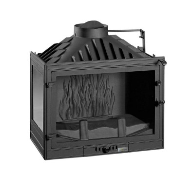 Kandalló UNIFLAM 700 STANDARD fojtószeleppel, bal oldalon, 14 kW  - Kandalló