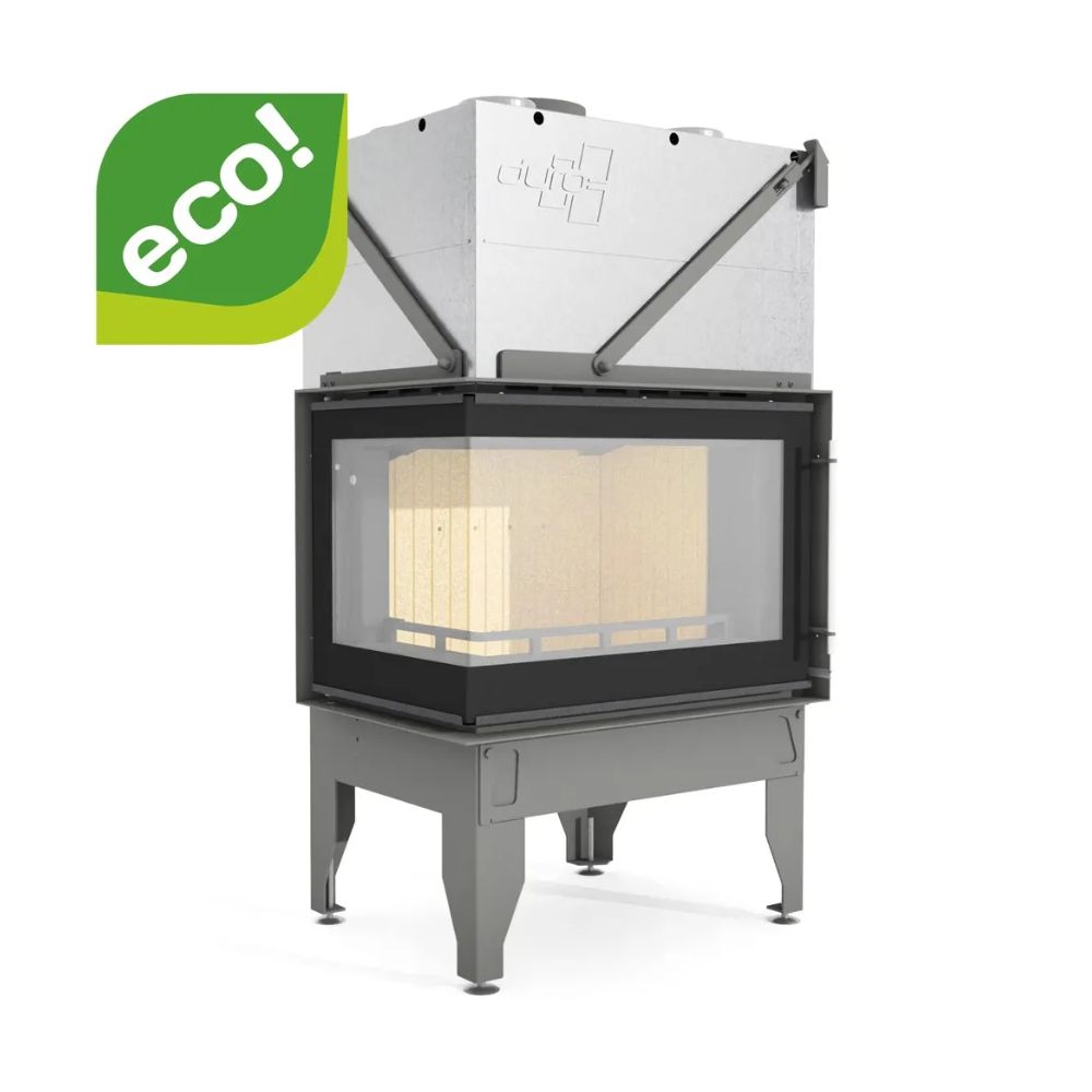 Kandalló UNIFLAM 760 DURO légcsatornákkal és levegőellátással, bal oldali, 10,8 kW | Modern kandalló | Kandalló |