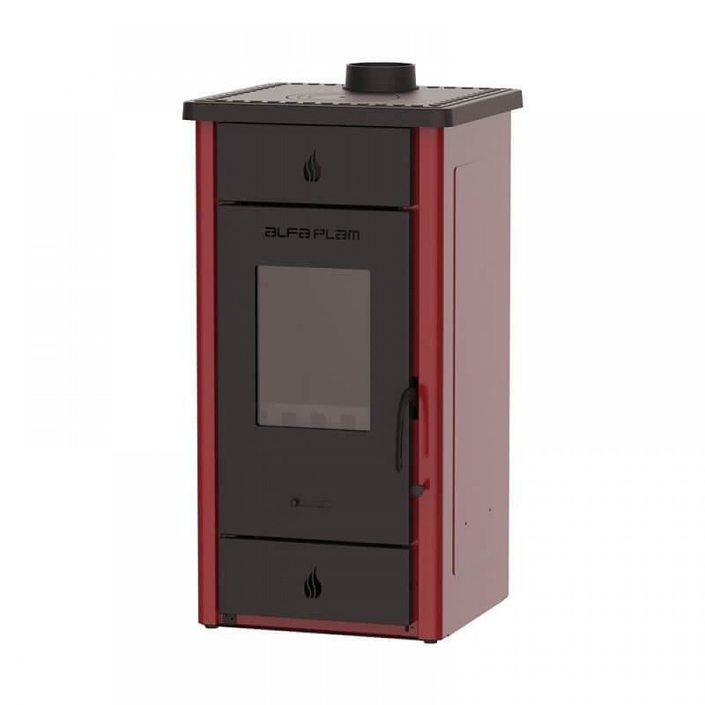 Kályha Alfa Plam Elita 3 Red 7kW | Levegős kályhák | Kályhák |