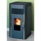 Pellet kályha Alfa Plam Luca Fekete, 8kW | Levegős pellet kályhak | Pellet kályhák |