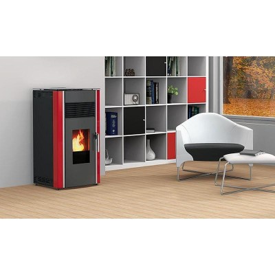 Pellet kandalló Alfa Plam Luca Piros, 8kW - Termék összehasonlítása