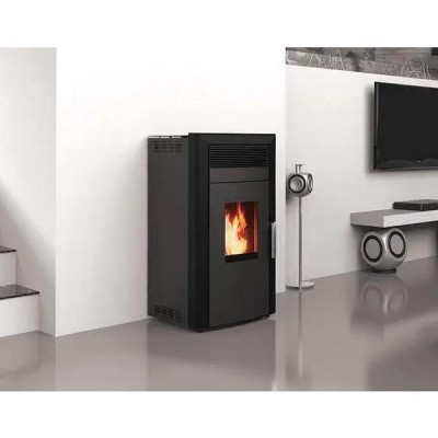 Vízteres pellet kandalló Alfa Plam Commo 15 Fekete, 15kW - Termék összehasonlítása