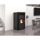 Vízteres pellet kályha Alfa Plam Commo 15 Fekete, 15kW | Vízteres pellet kályhak | Pellet kályhák |