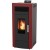 Vízteres pellet kandalló Alfa Plam Commo Bordeaux, 22.5kW