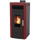 Vízteres pellet kályha Alfa Plam Commo Bordeaux, 22.5kW | Vízteres pellet kályhak | Pellet kályhák |