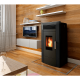 Vízteres pellet kályha Alfa Plam Commo Fekete, 22.5kW | Vízteres pellet kályhak | Pellet kályhák |