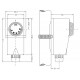 Elektromechanikus érintkező termosztát Cewal, Műanyag tok | Thermostats | Control Devices |