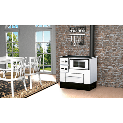 Fatüzelésű tűzhely Alfa Plam Regular 46, fehér, 5kW - Termék összehasonlítása