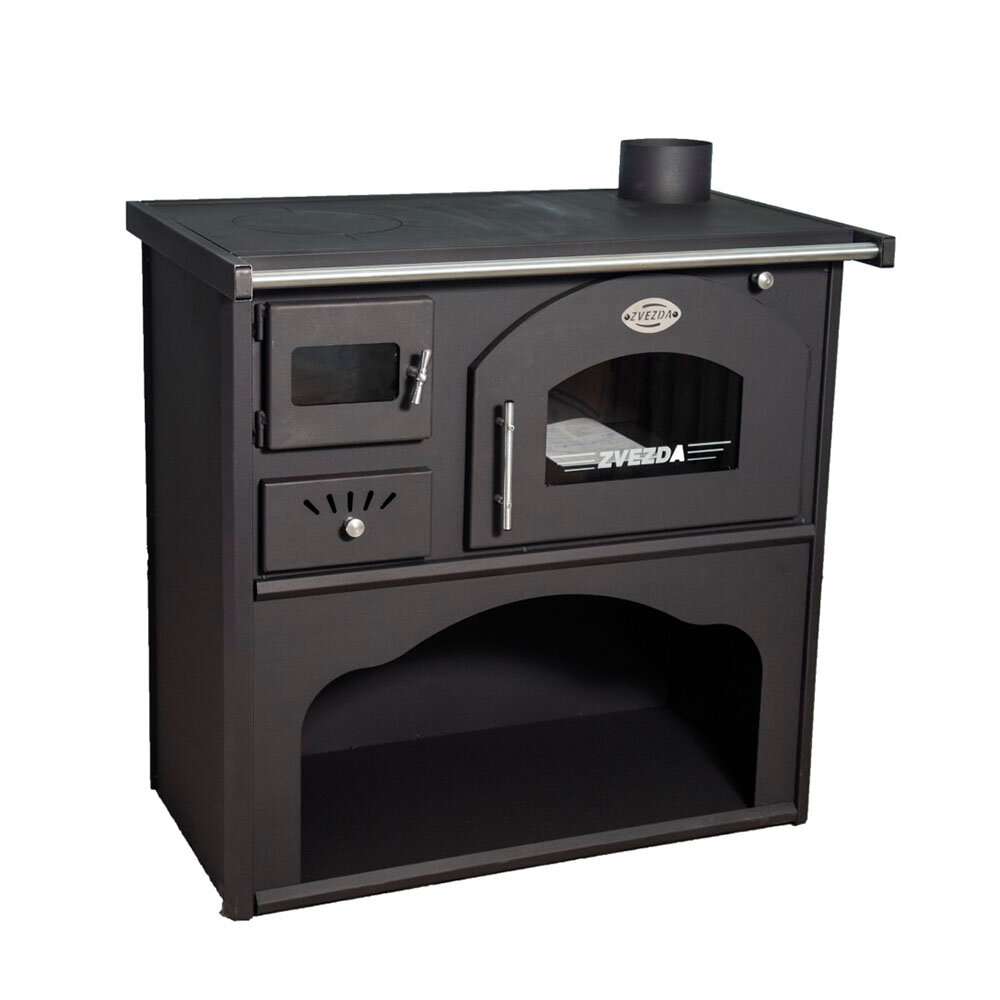 Fatüzelésű tűzhely Zvezda Classic GFS, 5.9kW | Fatüzelésű tűzhelyek |  |