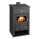 Vízteres kályhá Prity K2 CP W10, öntöttvas felső lemez, 13.3 kW | Vízteres kályhák | Kályhák |