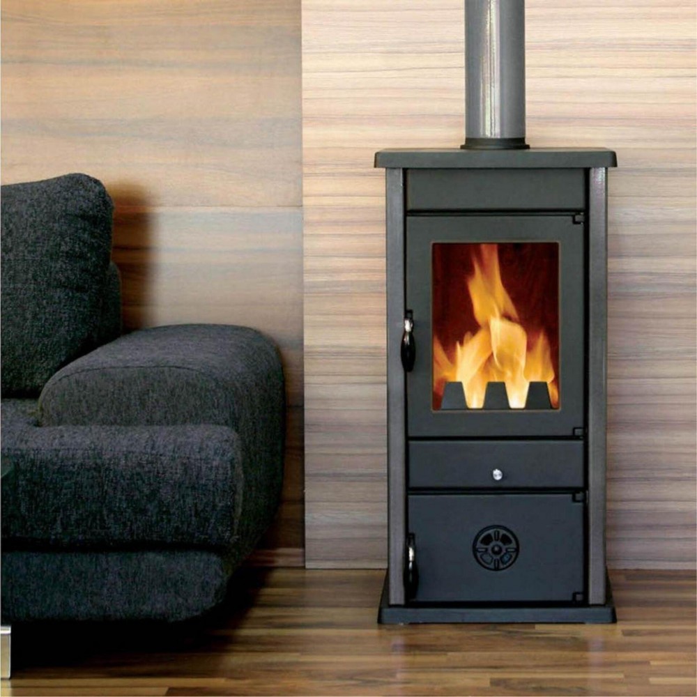 Vízteres kályhá MBS Thermo Vesta, fekete, 9kW | Vízteres kályhák | Kályhák |