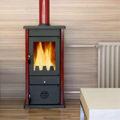 Vízteres kandallókályha MBS Thermo Vesta Red,11.2kW - Vízteres kandallókályha