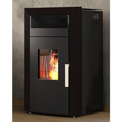 Vízteres pellet kandalló Alfa Plam Commo 12 Fekete, 12kW - Termék összehasonlítása