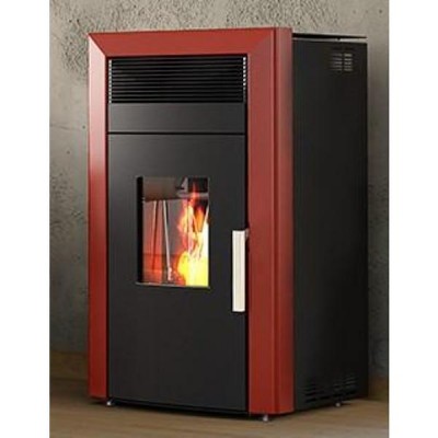 Vízteres pellet kandalló Alfa Plam Commo 12 Piros, 12kW - Termék összehasonlítása