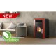 Vízteres pellet kályha Alfa Plam Commo 12 Piros, 12kW | Vízteres pellet kályhak | Pellet kályhák |