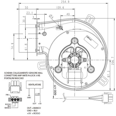 Smoke extractor fan 160m³/h 50W 300Pa - Termék összehasonlítása