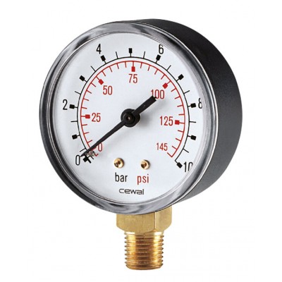 Radial manometer Cewal, Bottom connection - Termék összehasonlítása
