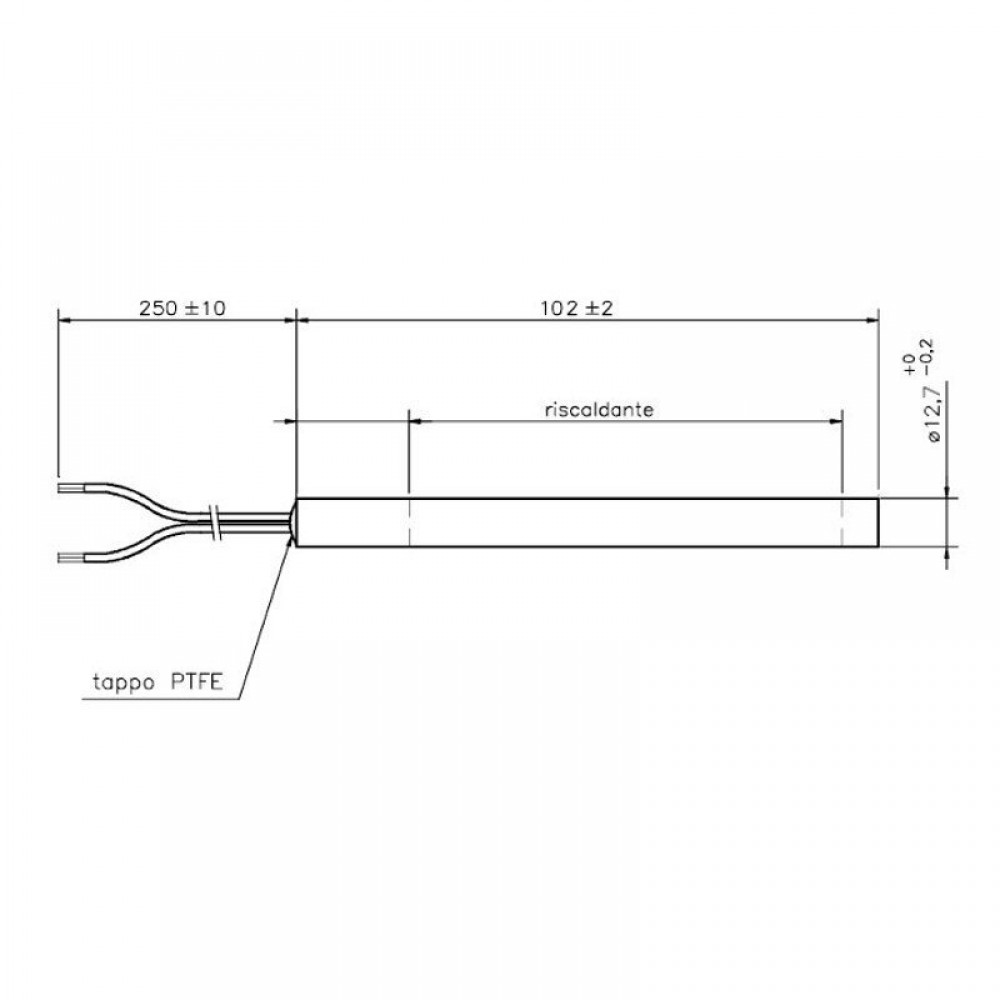 Pellet kályha gyújtó / ellenállás Arce, Cadel, Eurofiamma, Eurosteack és mások, teljes hossz 101mm, 300W | Pellet kályha gyújtók / ellenállások | Pellet kályha alkatrészek |