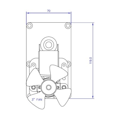Pellet kályha hajtóműves motor Mellor FB1146, 5,3 RPM pellet kályhához Ecoteck, Lincar, Moretti Design, Ravelli, Thermorossi, Ungaro és mások - Mellor