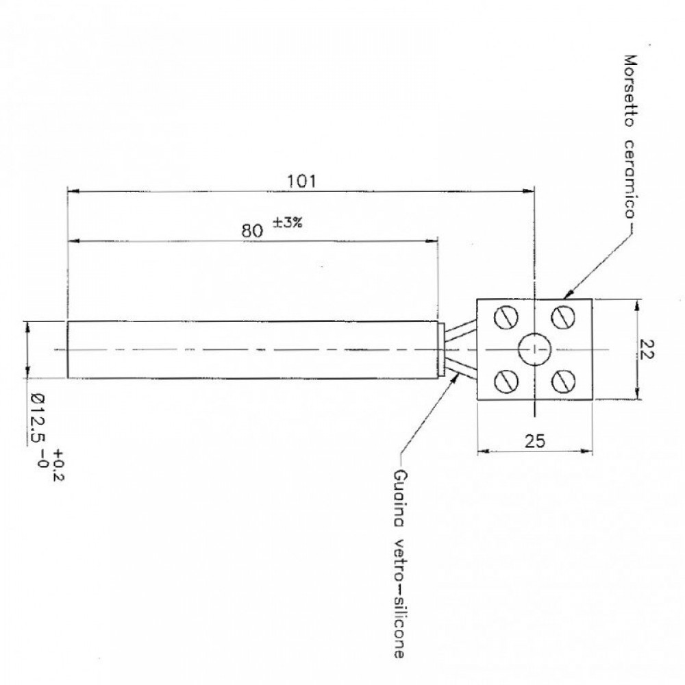 Pellet kályha gyújtó / ellenállás Eurofiamma, Arce és mások, hossz 80mm, 250W | Pellet kályha gyújtók / ellenállások | Pellet kályha alkatrészek |