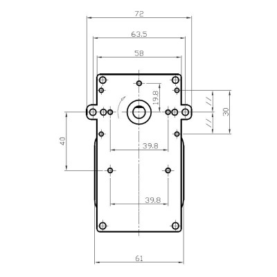 Pellet kályha hajtóműves motor Kenta K9115101, 2,5 ford./perc Clam és egyéb pellet kályhához  - Kenta