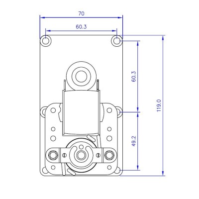 Pellet kályha hajtóműves motor Mellor FB1171, 1,5 RPM pellet kályhához Eco Spar, Arce, Cadel, Caminetti Montegrappa, Edilkamin, Italiana Camini, Palladio és mások - Mellor