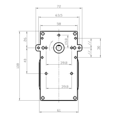 Pellet kályha hajtóműves motor Kenta K9117304 számára Cadel, Deville, Eurofiamma, Karmek One, 12RPM - Kenta