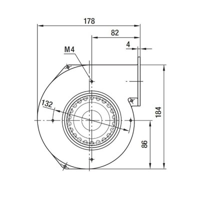 Centrifugális ventilátor EBM pellet kályhákhoz Clam, áramlás 265 m³/h - Termék összehasonlítása