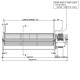 Tangenciális ventilátor Edilkamin és egyéb pellet kályhákhoz, Ø80 mm átmérőjű, 485 m³/h áramlás | Fúvók és ventilátorok | Pellet kályha alkatrészek |