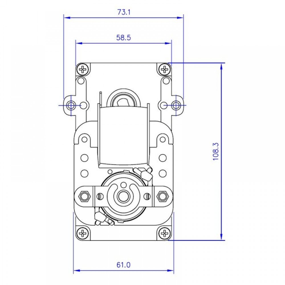 Üreges tengelyű pellet kályha hajtóműves motor Mellor KB1014, 3RPM pellet kályhához Karmek One, Caminetti Montegrappa és mások | Pellet kályha hajtóműves motorok | Pellet kályha alkatrészek |